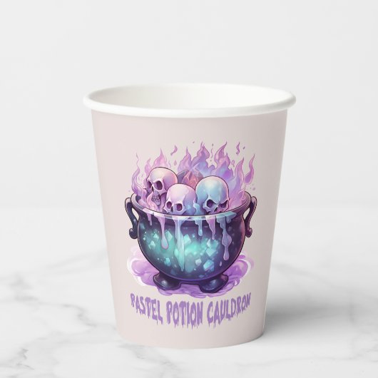 pasteldrankketel papieren bekers (Achterkant)
