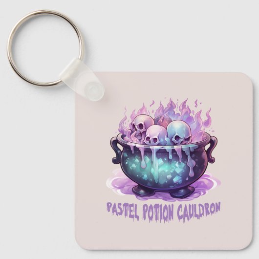 pasteldrankketel sleutelhanger (Voorkant)