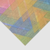 pasteldriehoekweefsel tissuepapier (Detail)