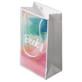 Pasteldromen: artistieke penseelstreken klein cadeauzakje (Voorkant Gekanteld)