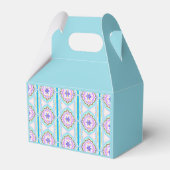 Pasteldroom Boho Geometrische Kaleidoscoop Bedankdoosjes (Achterkant)