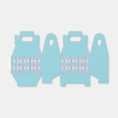 Pasteldroom Boho Geometrische Kaleidoscoop Bedankdoosjes (Uitgevouwen)
