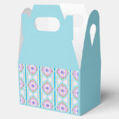 Pasteldroom Boho Geometrische Kaleidoscoop Bedankdoosjes (Geopend)