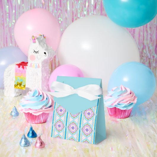 Pasteldroom Boho Geometrische Kaleidoscoop Bedankdoosjes (Feest)