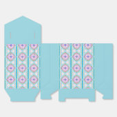 Pasteldroom Boho Geometrische Kaleidoscoop Bedankdoosjes (Ongevouwen)