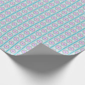 Pasteldroom Boho Geometrische Kaleidoscoop Cadeaupapier (Hoek)