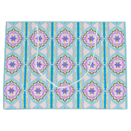 Pasteldroom Boho Geometrische Kaleidoscoop Groot Cadeauzakje