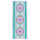 Pasteldroom Boho Geometrische Kaleidoscoop Wijn Cadeautas (Achterkant)