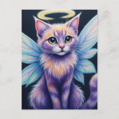 PastelFairyCat Briefkaart (Voorkant)