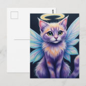 PastelFairyKat Briefkaart (Voorkant / Achterkant)