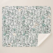 pastelfeministische borst sherpa deken (Voorkant (horizontaal))