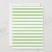 pastelfiets | Baby shower uitnodigen Kaart (Achterkant)