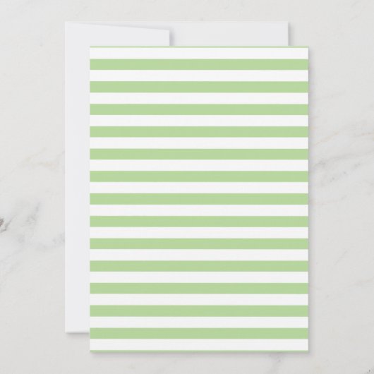 pastelfiets | Baby shower uitnodigen Kaart (Achterkant)