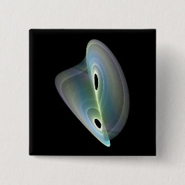 pastelfractal vierkante button 5,1 cm