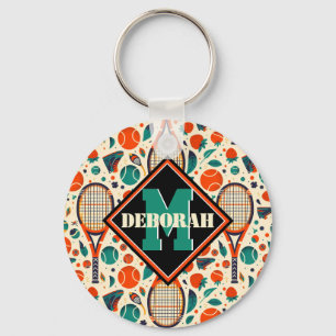 Pastelgeel 🎾 tennisgenot🎾 sleutelhanger