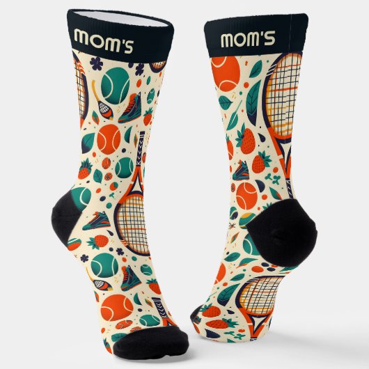 Pastelgeel 🎾 tennisgenot🎾 sokken (Gebogen)