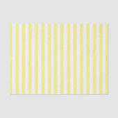  pastelgeel witte strepen gestreept tissuepapier (Voorkant)