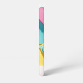 Pastelgeometrische patroon telefoonhoes samsung galaxy hoesje (Linkerkant)