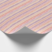 Pastelgestreepte patroon inpakpapier Roll (Hoek)