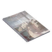 Pastelglas Retro Kantoor Notitieboek (Rechterzijde)