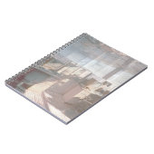Pastelglas Retro Kantoor Notitieboek (Linkerzijde)