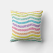 pastelglitterregenboog kussen (Achterkant)