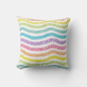 pastelglitterregenboog kussen (Voorkant)