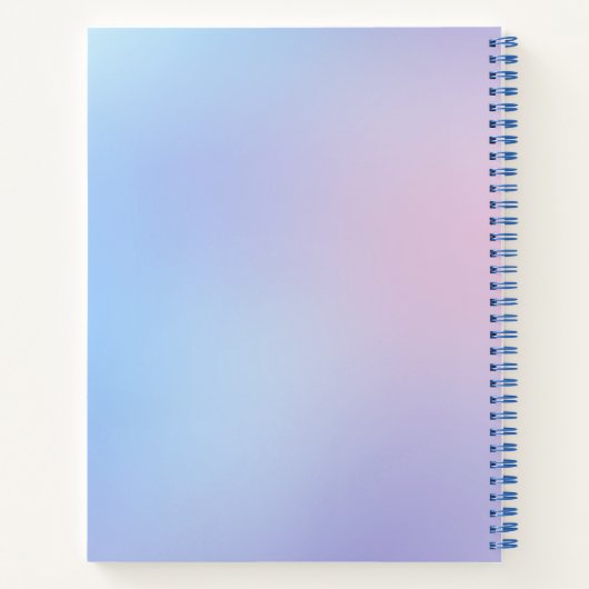 pastelgradiënt Notitieboek (Achterkant)
