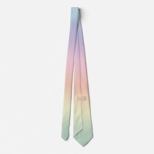 pastelgradiënt regenboog stropdas (Achterkant)