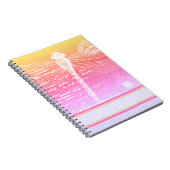 Pastelgradiëntlibellen Notitieboek (Rechterzijde)