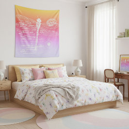 Pastelgradiëntlibellen Wandkleed