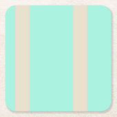 Pastelgroen en bruin patroon kartonnen onderzetters (Voorkant)