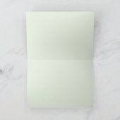 Pastelgroen Kaart (Binnen)