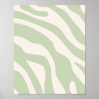 Pastelgroen retro lijnen patroon