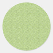 Pastelgroen Ronde Sticker (Voorkant)