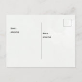 Pastelgroene beige babyshower-postkaart briefkaart (Achterkant)