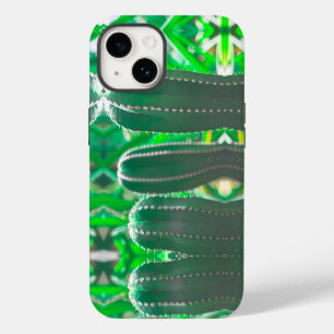 Pastelgroene cactusplantenbladeren iPhone 14 hoesje