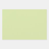 Pastelgroene en witte Chevron-huwelijksverjaardag Inpakpapier Vel (Voorkant 3)