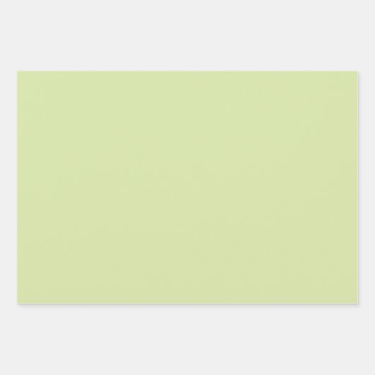 Pastelgroene en witte Chevron-huwelijksverjaardag Inpakpapier Vel (Voorkant 3)