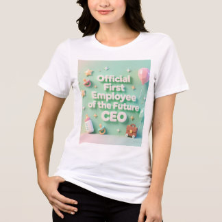 Pastelgroene moeder van de toekomstige CEO T-shirt