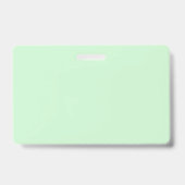 Pastelgroene naamkaartjes badges (Achterkant)