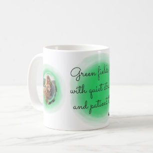 Pastelgroene Waterverf Golden Retriever Op Maat Koffiemok
