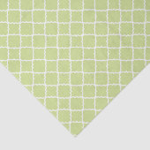 PASTELGROENE & WITTE PATRONEN TISSUEPAPIER (Detail)