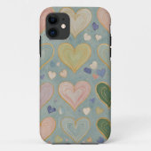 Pastelharttapijt Case-Mate iPhone Case (Achterkant)