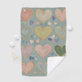 Pastelharttapijt Golfhanddoek (Insitu)