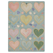 Pastelharttapijt Klembord (Achterkant)