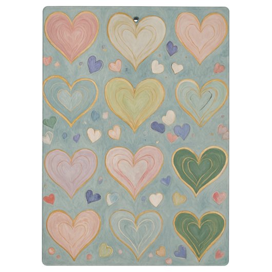 Pastelharttapijt Klembord (Achterkant)