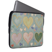 Pastelharttapijt Laptop Sleeve (Voorkant Rechts)