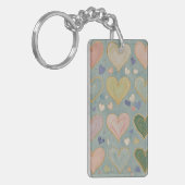 Pastelharttapijt Sleutelhanger (Voorkant Links)