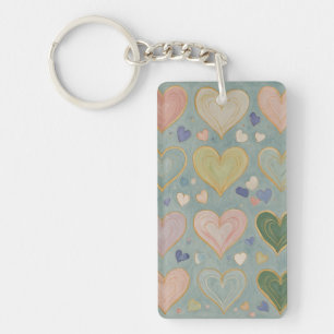 Pastelharttapijt Sleutelhanger